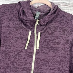 Mountain Hardware Women’s Hoodie Full Zip Size Small  Heathered Purple Outdoor